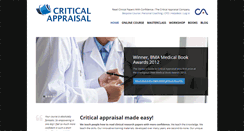 Desktop Screenshot of criticalappraisal.com